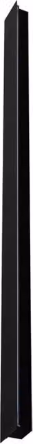 Applique esterna moderna Italux Mutti in metallo nero con LED da 29W per giardino, L: 120 cm
