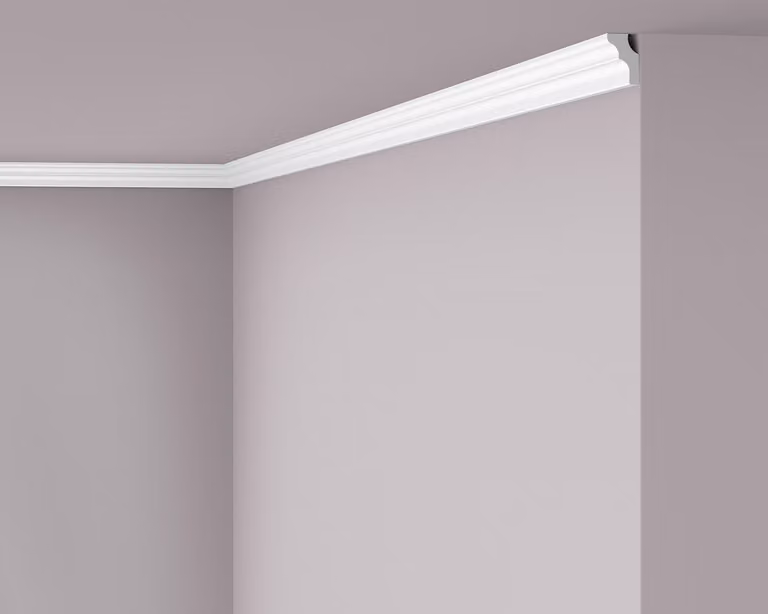 Cornice a soffitto NMC E NOMASTYL Noel Marquet Battiscopa decorativo Battiscopa decorativo moderno colore bianco 2 m