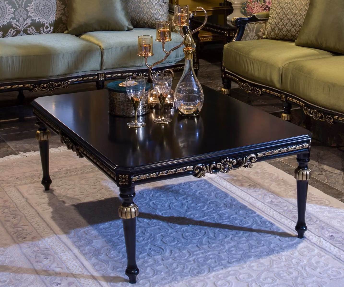 Schwarzer Couchtisch Braune Couchtische Wohnzimmer Holz Tisch Beistelltisch