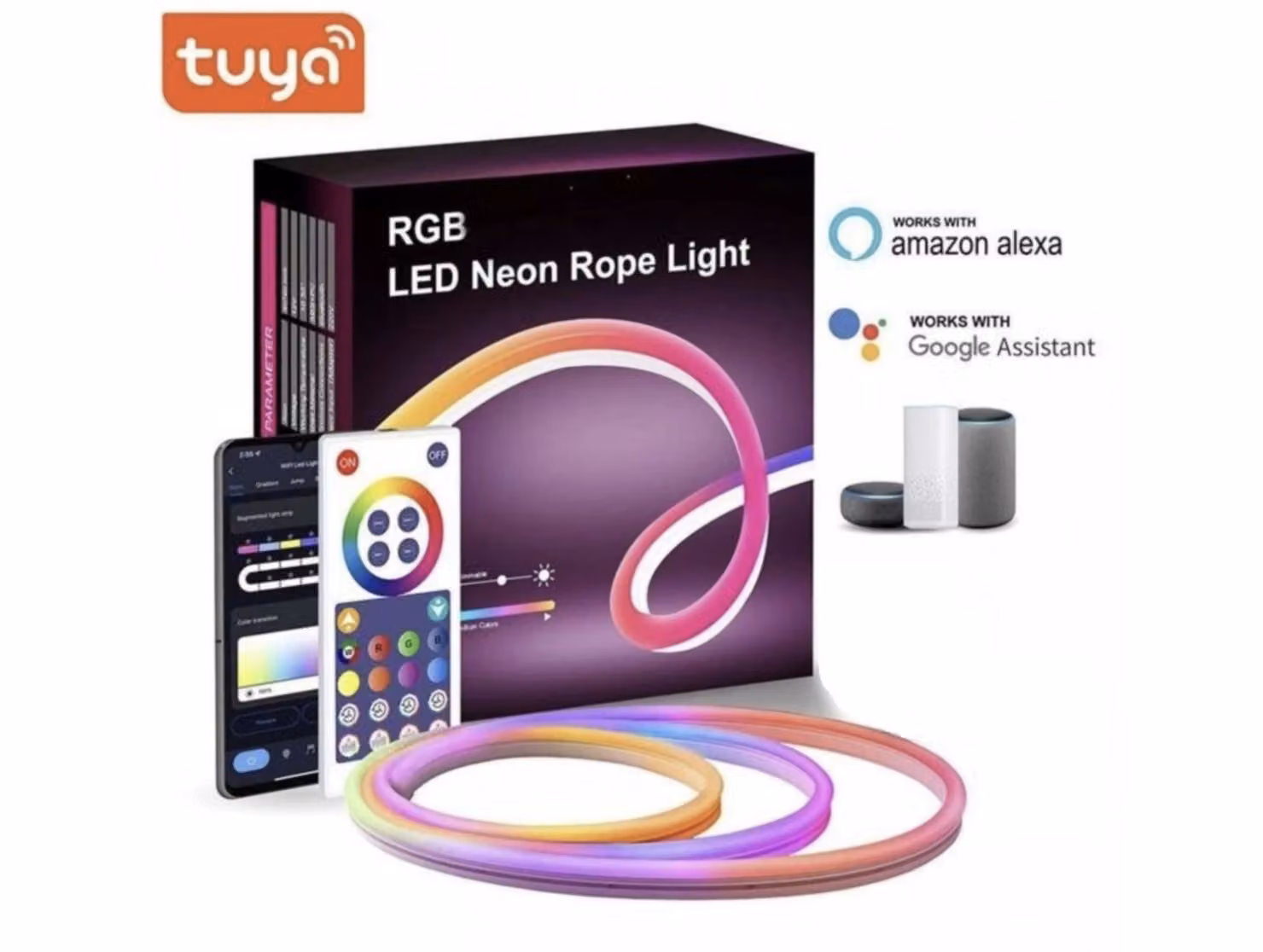 BOT Striscia LED intelligente Neon, RGB, 5 m