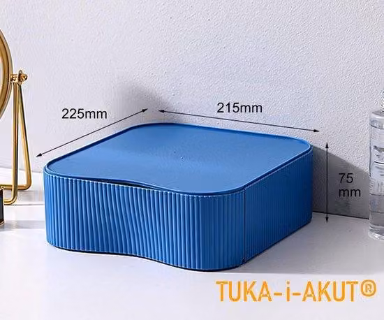 Mini organizer da scrivania, blu, 23 x 22 x 8 cm
