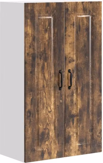 Armadio da cucina Kalmar rettangolare 60 x 31 x 100 cm grande spazio di archiviazione stile moderno in legno multistrato rovere fumo 02_0053818