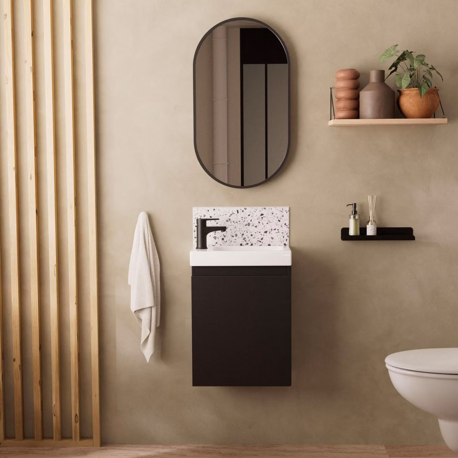 Mobile lavabo LISA + specchio ovale