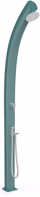 Doccia Solare Jolly Top Line Arkema Design in Alluminio con Miscelatore e Doccetta Colore Smeraldo 25 Litri Cv-A540-Tl/6700