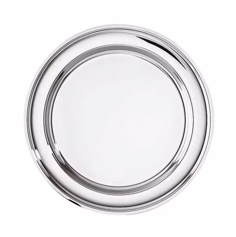 Vassoio Tondo Cm 30 Linea 663 AK Inox