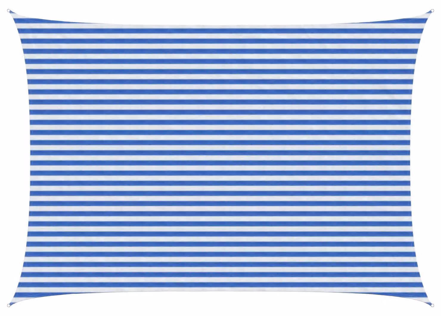 Telo Ombra Blu e Bianco 3,5 x 5 m HDPE