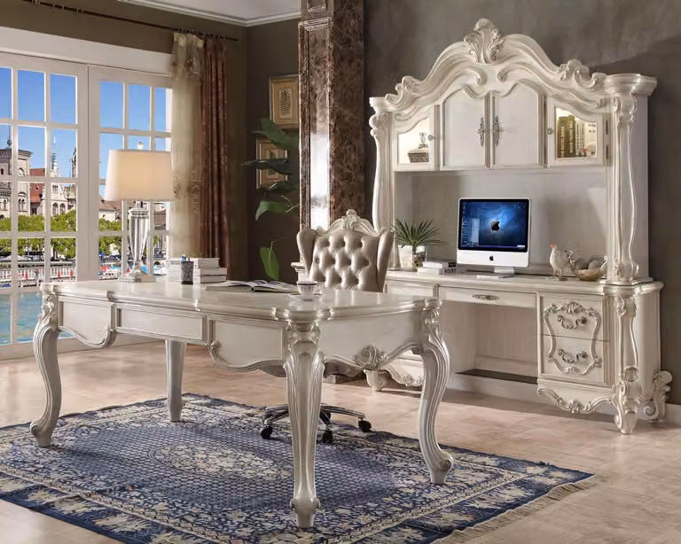 Computertisch mit Regalen Büro Schreibtisch Regal Sekräter Computer Tisch