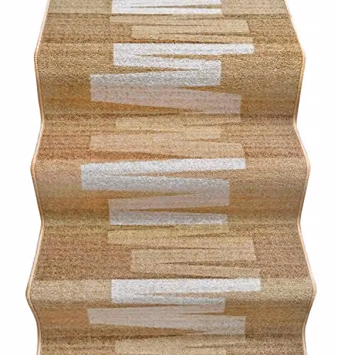 emmevi Passatoia Scala Bordata Ingresso Corsia Corridoio Tappeto Gradini MOD.Picasso Dis_27 67X1000 Beige