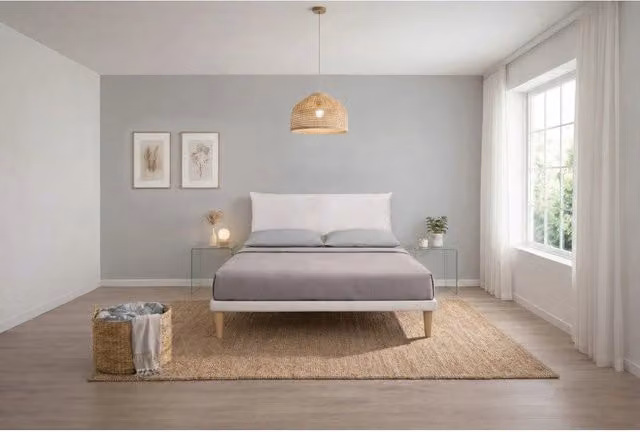 Letto imbottito Letto Matrimoniale alla Francese 140x200 cm Soft - Bianco,Similpelle,Con rete