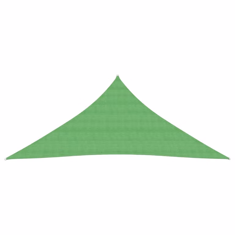Tenda da sole The Living Store 160 g/m² verde chiaro 4,5x4,5x4,5 m HDPE