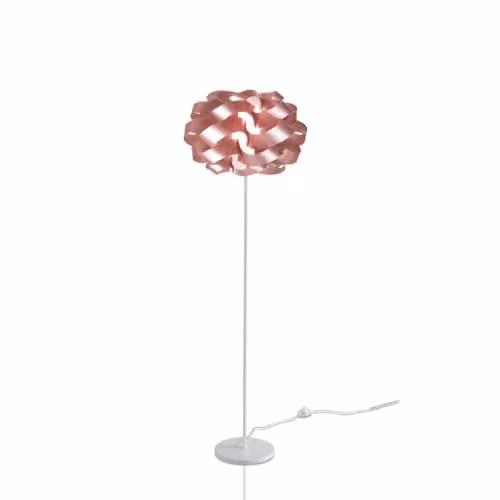 Piantana Moderna Polilux ® Rame E Metallo 1 Luce E27