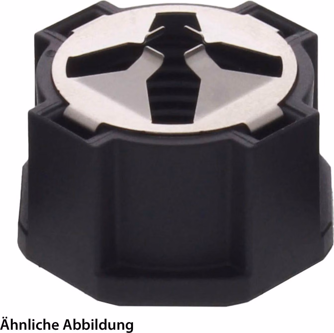 WISKA, dado di contrasto in plastica per schermatura elettromagnetica, filettatura M20x1,5, esagonale, in poliammide (PA), colore nero profondo RAL 9005 - 1 pezzo