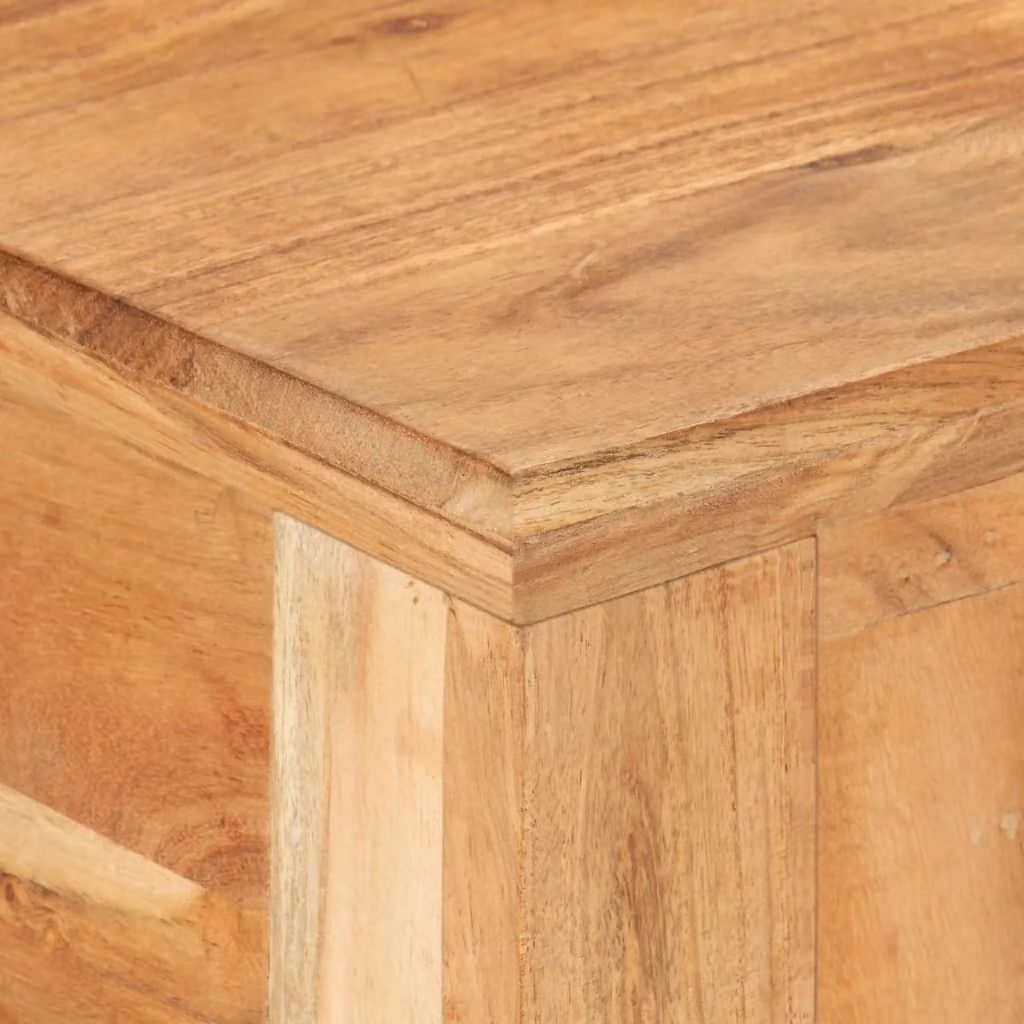 vidaXL Scrivania 110x50x75 cm in legno massello riciclato