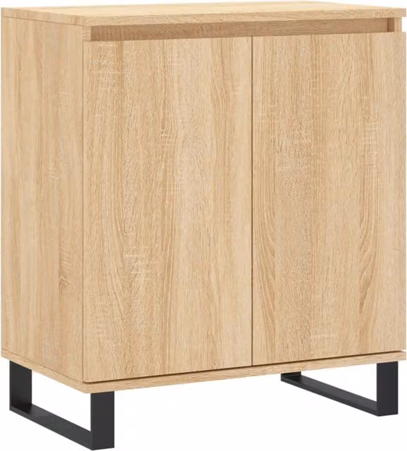 Buffet credenza cassettiera armadio mobile contenitore organizer cucina soggiorno rovere Sonoma 60 x 35 x 70 cm legno ingegnerizzato marrone 02_0031609