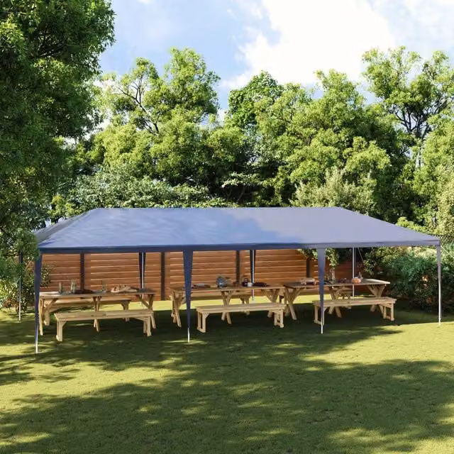Tenda per feste Videx blu L: 900 cm, P: 400 cm, H: 270 cm