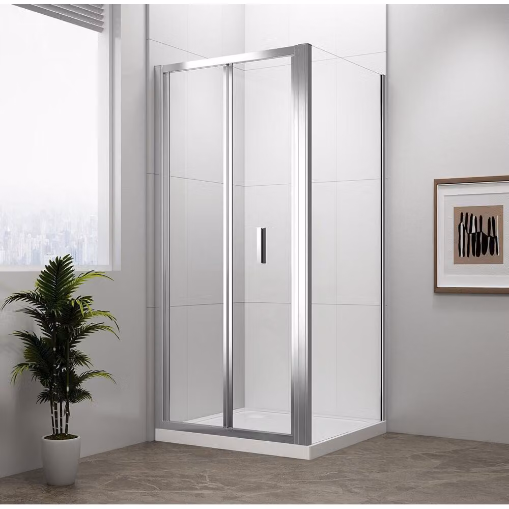 EASY LINE Cabina doccia rettangolare 900x700 mm, porte pieghevoli, versione L/R, vetro trasparente