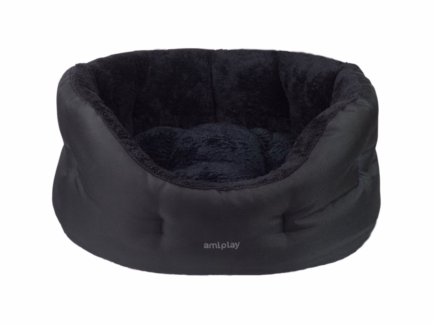 Letto per cani ovale ASPEINA COLOSSEUM nero taglia S, M, L Taglia: S - 47x40x21 cm