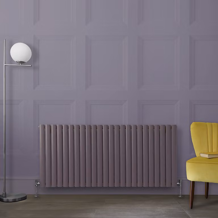 Radiatore di Design Orizzontale Viola (Dahlia Viola) - 635mm x 1416mm - Pannello Doppio  - Revive