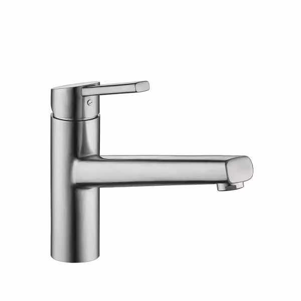 KWC Luna E1, miscelatore per lavello, acciaio inox, alta pressione