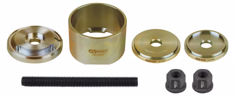 KS TOOLS Set di attrezzi silentbloc da 7 pezzi per Volkswagen/Audi/Seat/Skoda - 440.0295