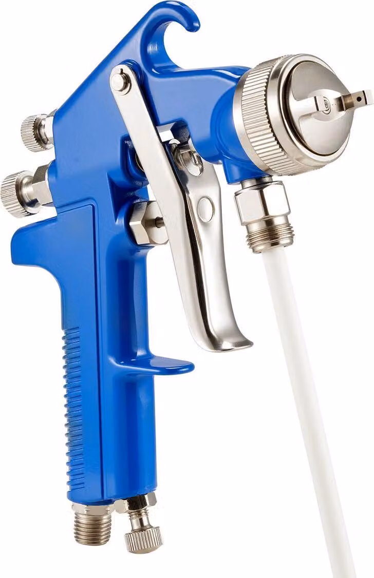 Pistola a spruzzo con alimentazione a sifone, pistola a spruzzo ad alta atomizzazione, spruzzatore per vernici automobilistiche da 1000 cc con ugello da 1,8 mm, portata e volume d'aria regolabili per auto, mobili, pareti, pittura di interni