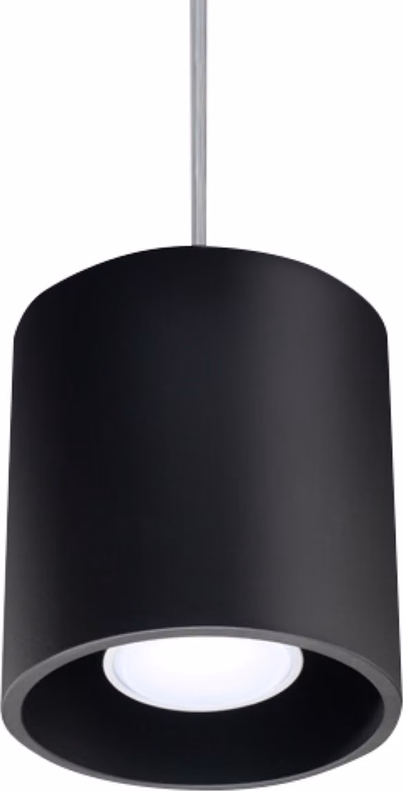 Lampada a sospensione AMERO GU10 Alluminio nero LUMILO