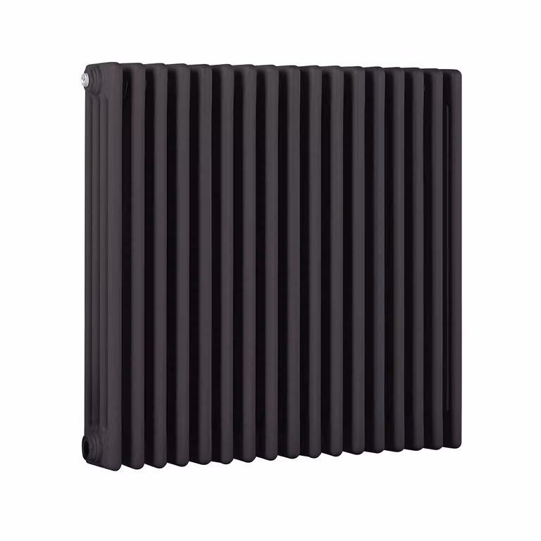 Radiatore Orizzontale a Colonne (4 Colonne) 750mm x 785mm - Grigio (Carbon Grigio) - Regent