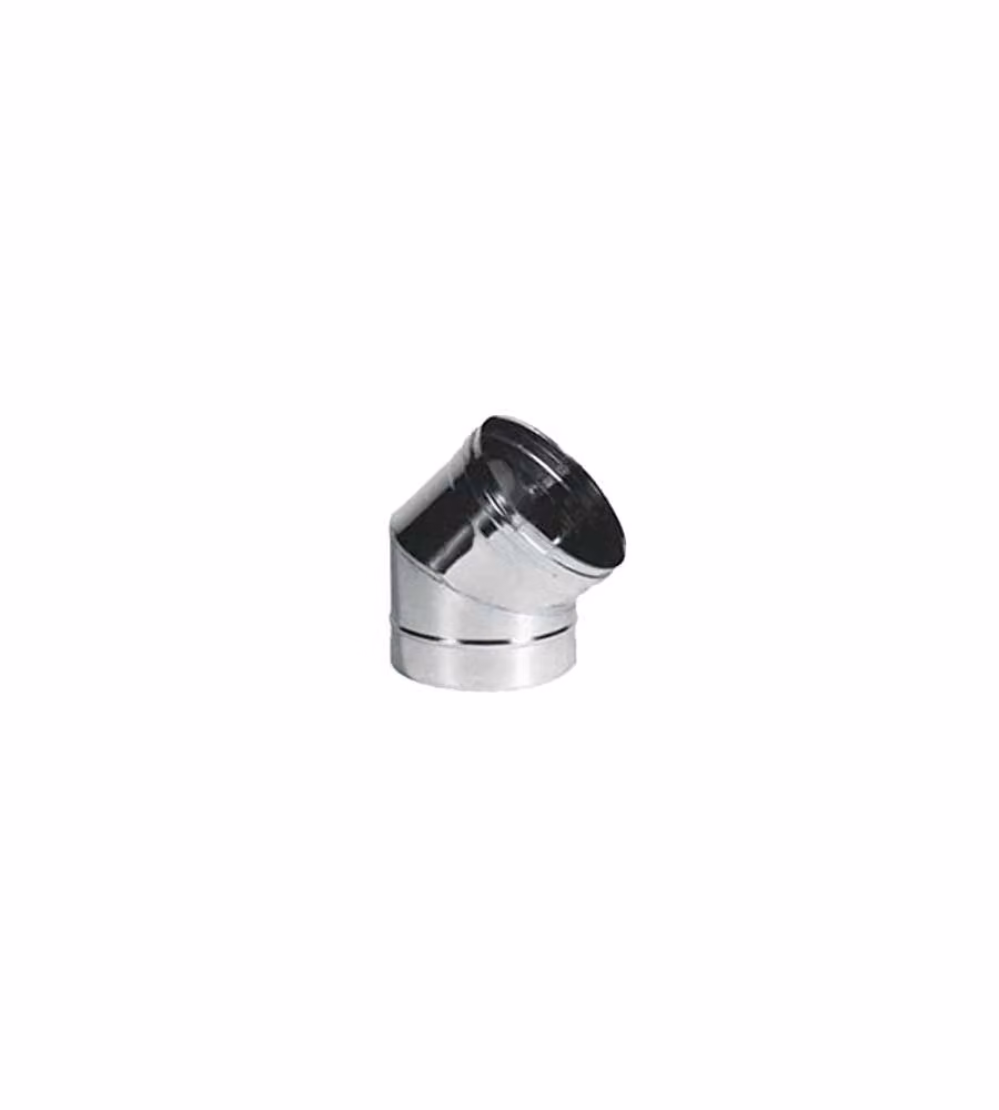 Gomito Inox Settori 45° 18 cm Maral