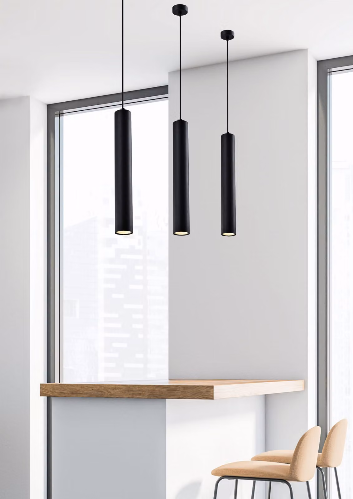 Candellux lampada a sospensione 1xGU10 25W TUBO 31-78551