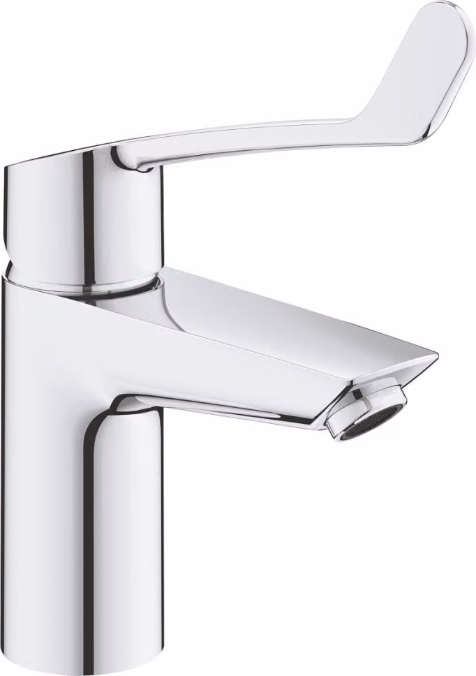 Grohe Eurosmart Mitigeur monocommandé pour lavabo, S-Size, saillie 119mm, vidage Push-Open, long levier, 23982003, 23982003