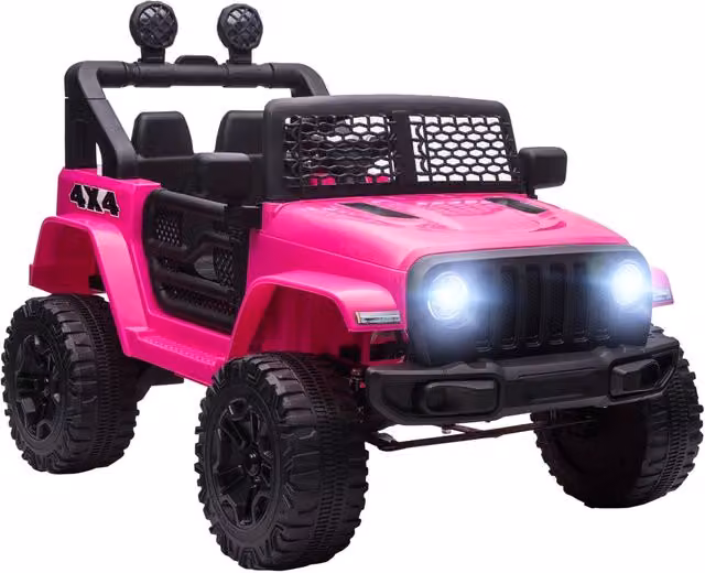 Auto elettrica per bambini 12V con telecomando ¨C Xylo ¨C rosa 100x65x72cm