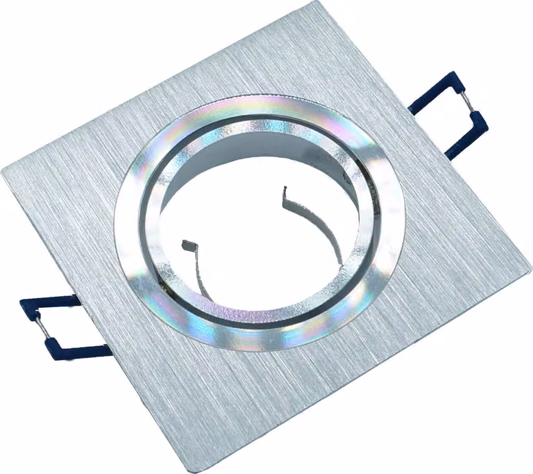 Faretto da incasso mobile GU10 quadrato argento ID-1020 Idealed