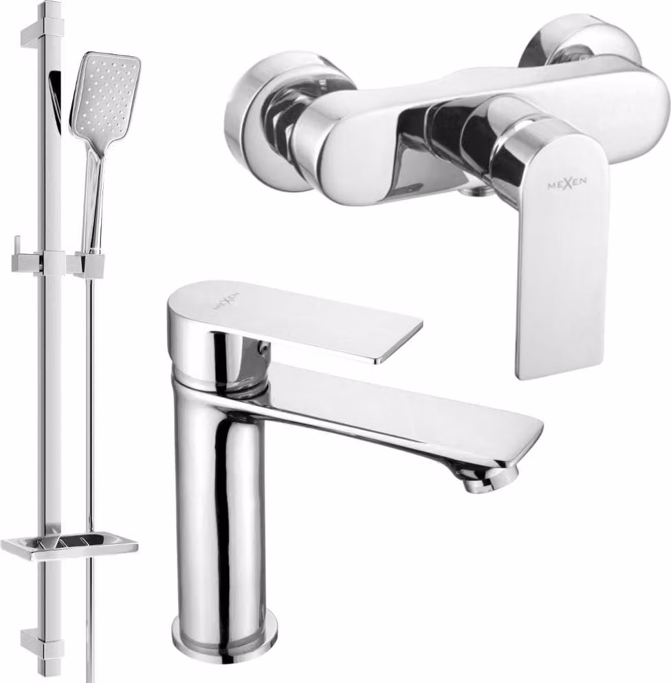 Mexen Royo DQ62 set doccia, cromo - 72204DQ62-00