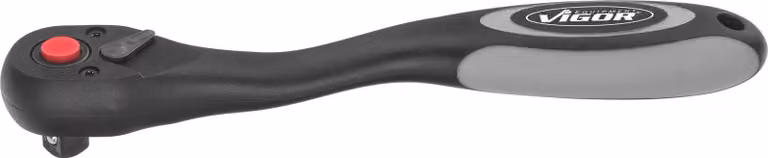 Cricchetto reversibile VIGOR V6038 quadrato solido 10 mm (3/8 di pollice) Lunghezza totale: 198 mm