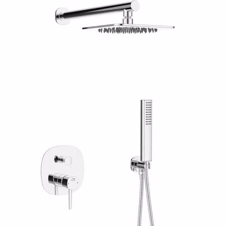 Set rubinetto da bagno + doccia Polla 01