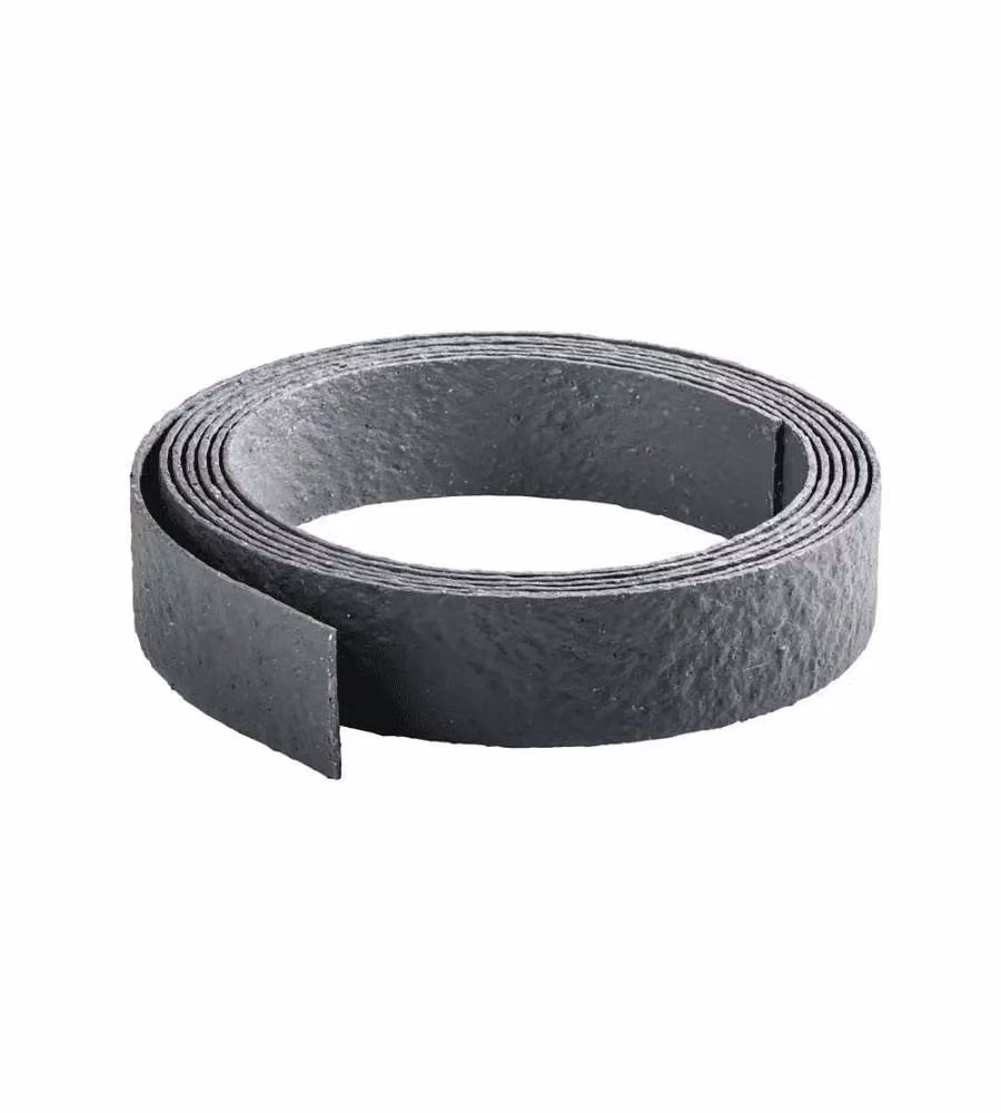 Verdemax Bordo Flessibile Ornamentale Effetto Roccia Grigio 5m H12cm