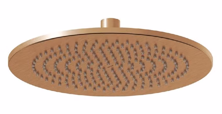 Soffione doccia rotondo Ravak Chrome 980.60RGB 250 mm, oro rosa spazzolato