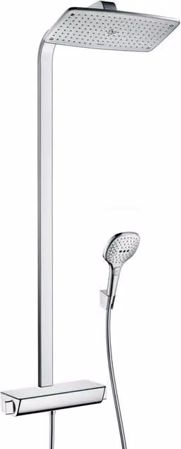 Colonna doccia Hansgrohe Raindance Select E360 Ecosmart con miscelatore e doccetta, cromo