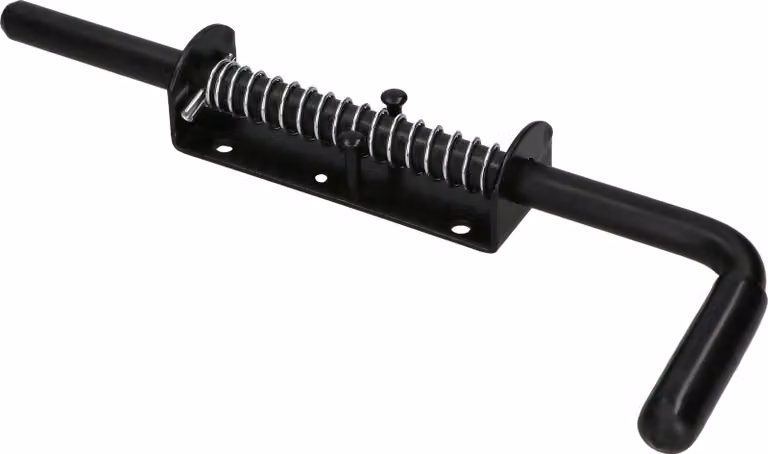 KOTARBAU® Catenaccio Catenaccio per cancello Catenaccio Maniglia in gomma Nero 29 cm