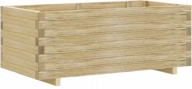 Letto Rialzato 100x50x40 cm in Legno Rettangolare