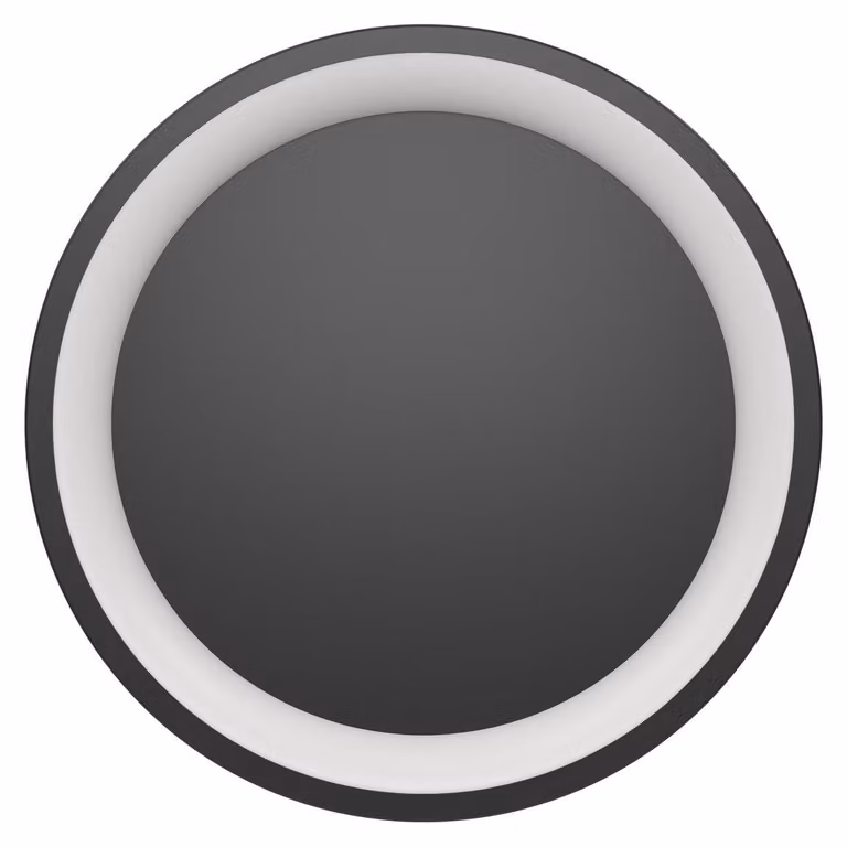 Eglo Plafoniera LED Lorezello-Z nero Ø 35 x 8 cm bianco caldo-bianco freddo dimmerabile