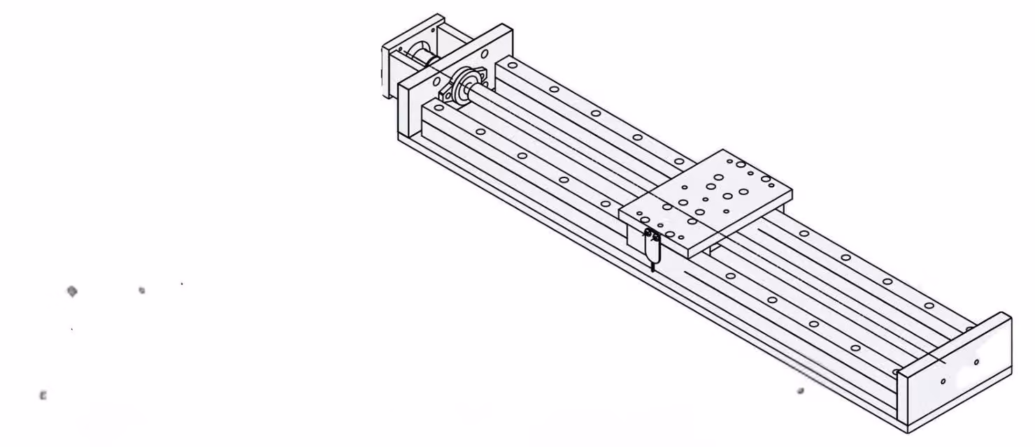 Attuatore lineare, elevata capacità di carico, funzionamento silenzioso, modello ZBX150-600mm