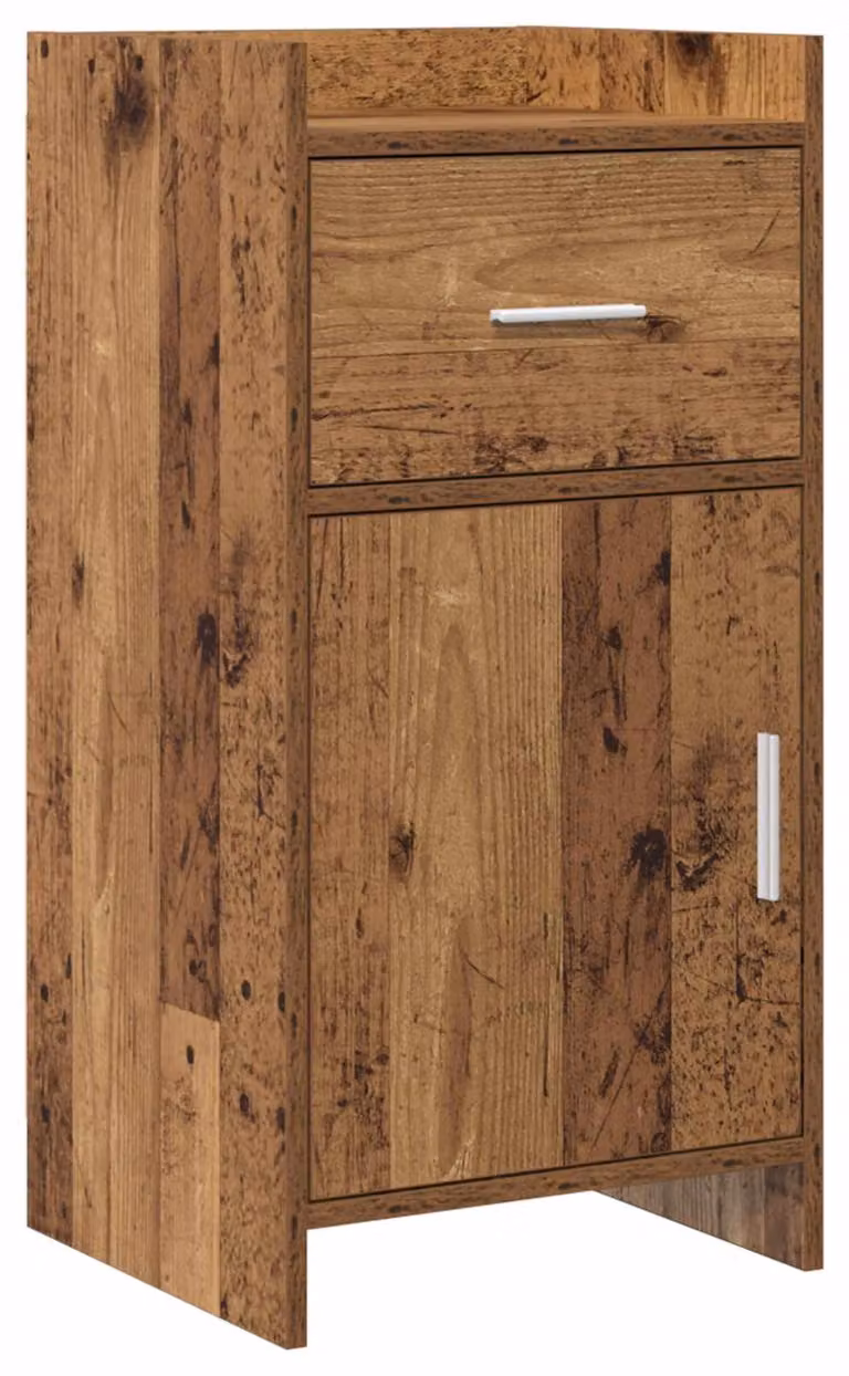 Mobiletto servitore in legno massello, 40 x 36 x 80 cm, realizzato in legno composito