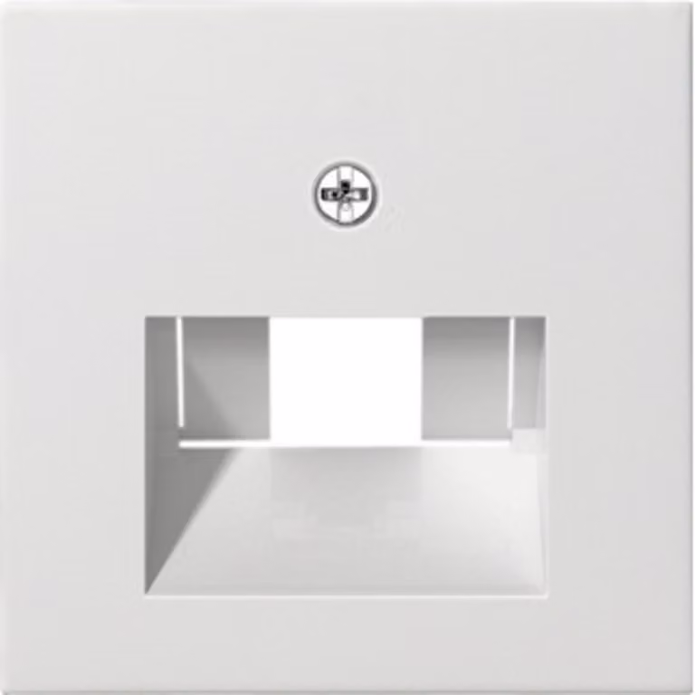 Gira 027027 Coperchio per TAE/ISDN + box di connessione di rete Standard 55/E2/Event bianco puro/opaco
