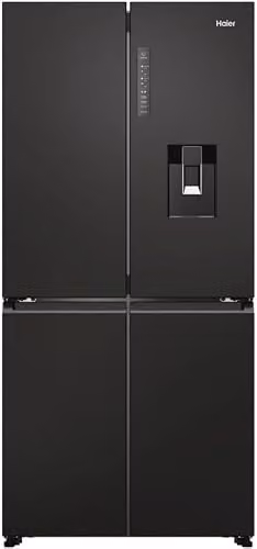 Haier Cube 83 Serie 7 HCR7818DWPT - Frigorifero a 4 porte con congelatore, capacità XXL, larghezza 83 cm, 463 l, classe energetica D, dispenser di acqua e No Frost