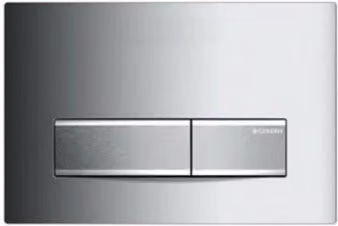 Placca di Copertura 2 Tasti Sigma 50 Geberit Lega Metallo Personalizzabile