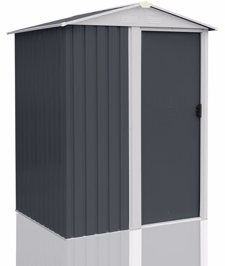 Capanno per attrezzi in metallo, deposito per attrezzature, capanno per utensili, edificio per attrezzature, casetta da giardino, SAFE S