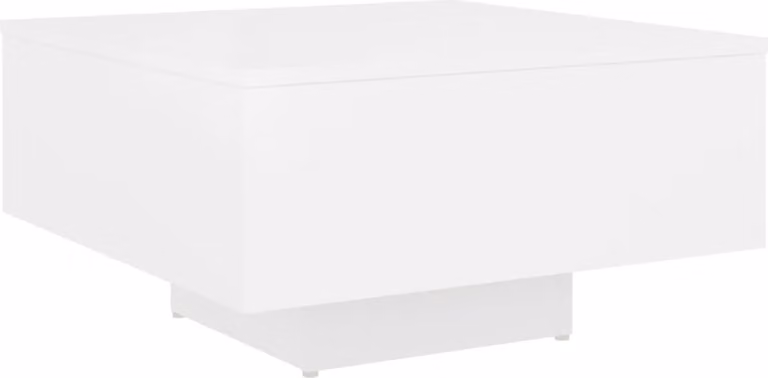 Tavolino da Salotto Bianco 60x60x31,5 cm in Legno Multistrato