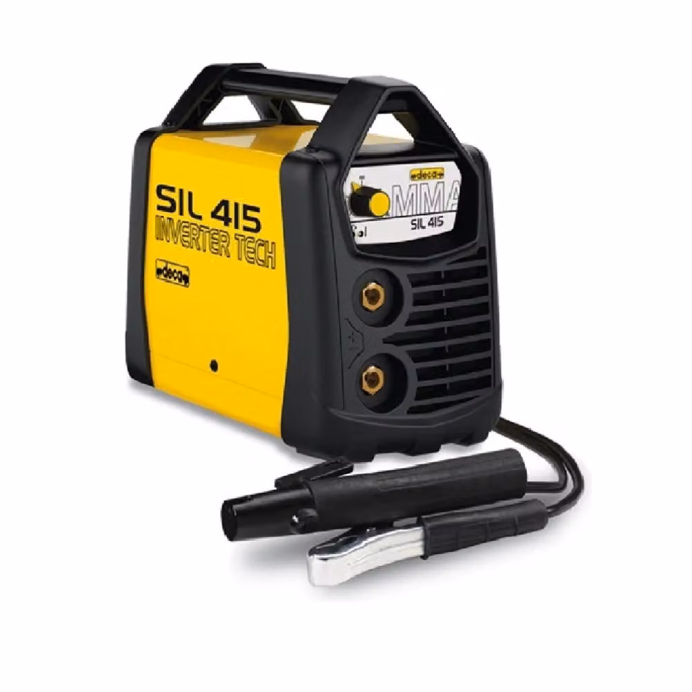 Saldatrice Inverter Deca Sil 415 Trade Shop - 150 Amp - Elettrodo e TIG - Colore Nero e Giallo - Con Valigetta – 2
