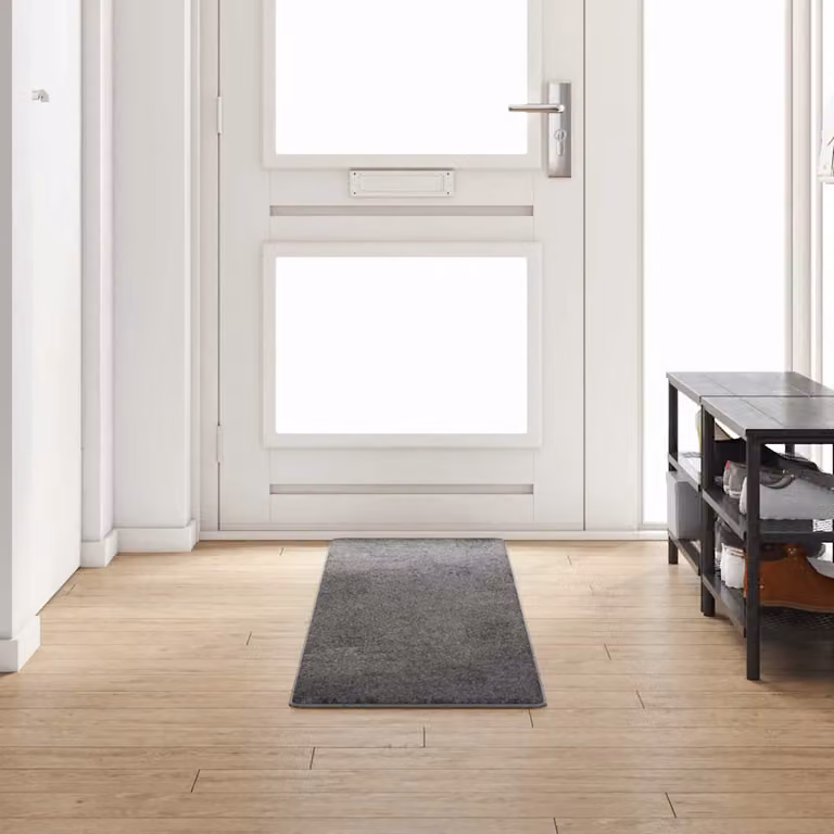 Runner in moquette vidaXL Grigio, 50 x 250 cm, 100% polipropilene, antiscivolo e resistente alle macchie